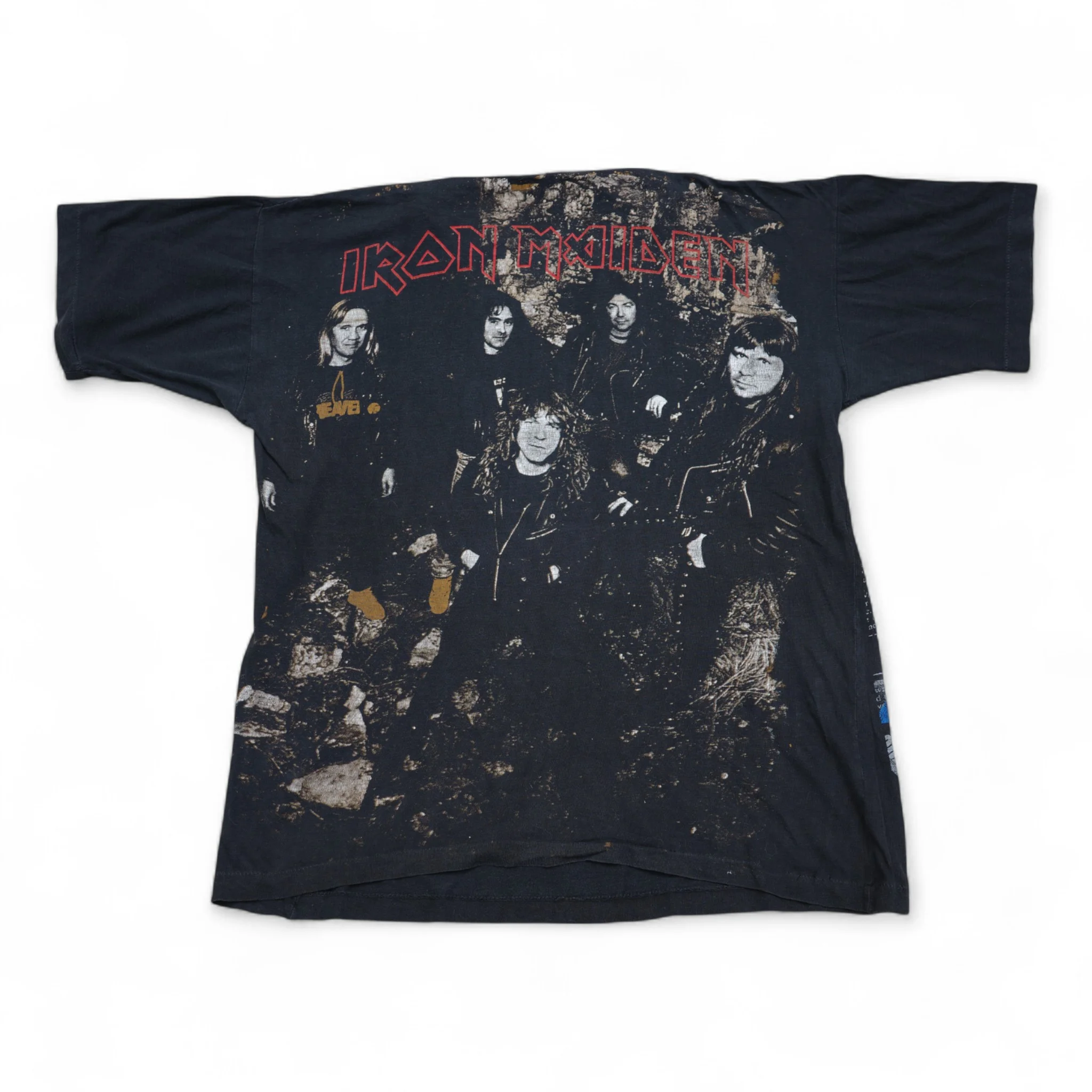 Iron Maiden Eddie Newspaper back