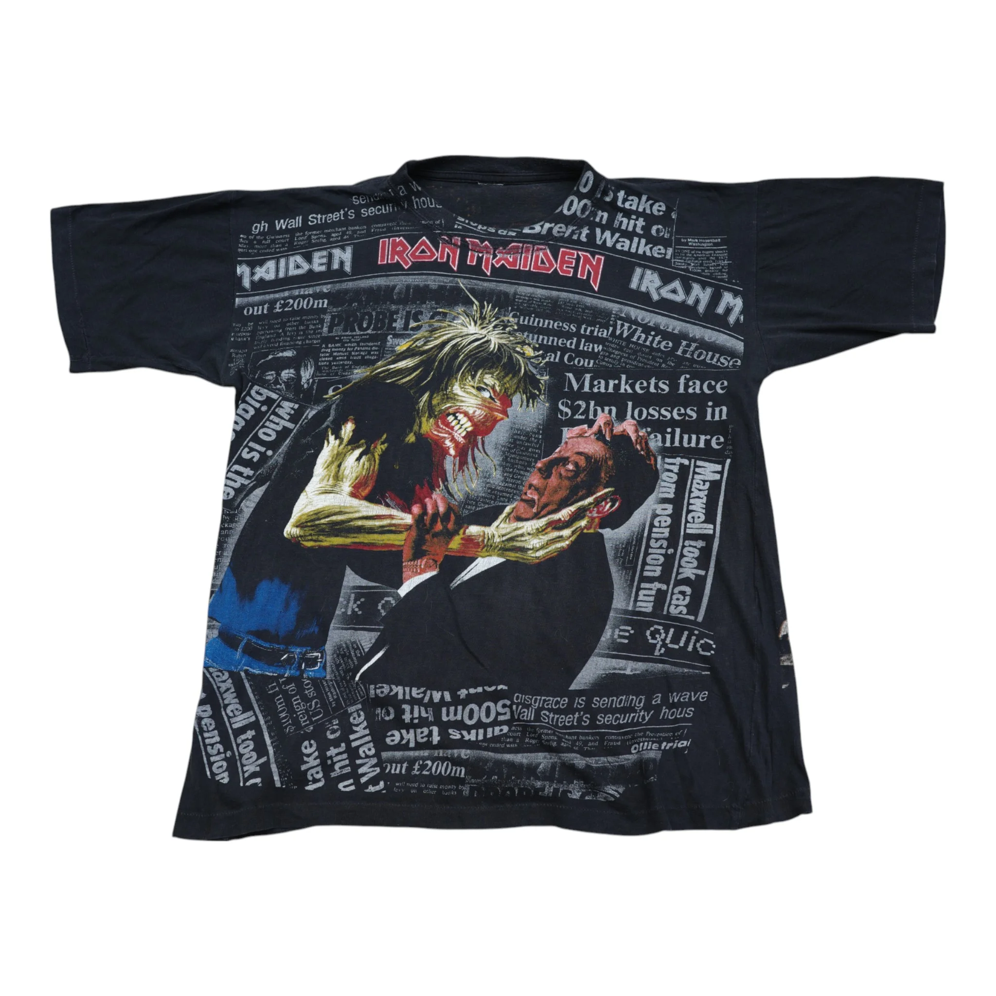 Iron Maiden - Iron Maiden Eddie Newspaper