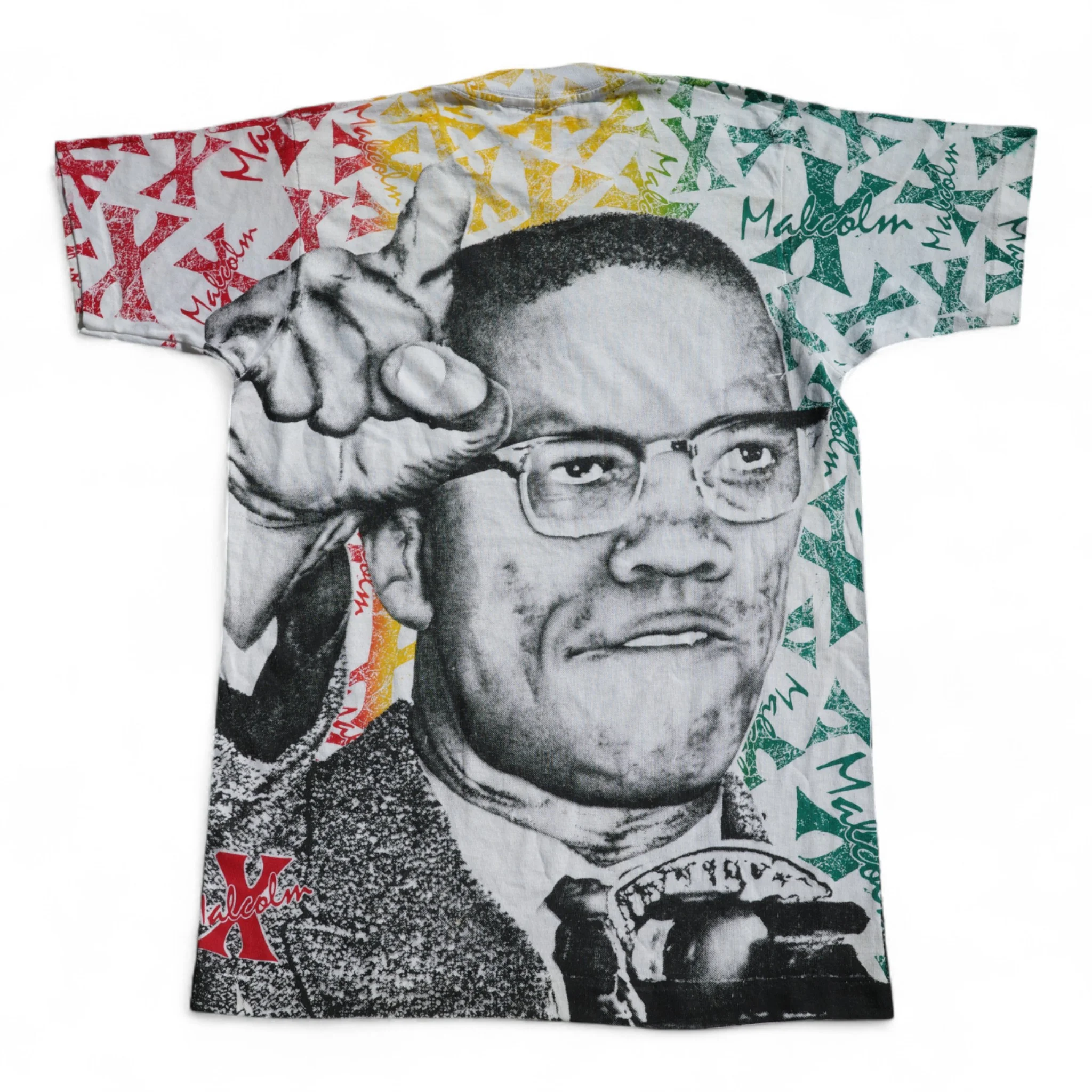 Malcolm X All Over Print back